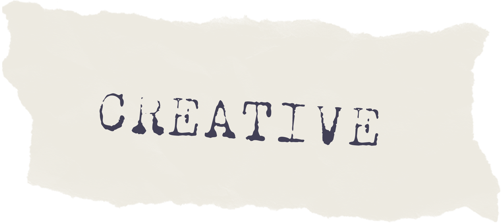 The word 'CREATE' written in a creative, distressed font on a light background.