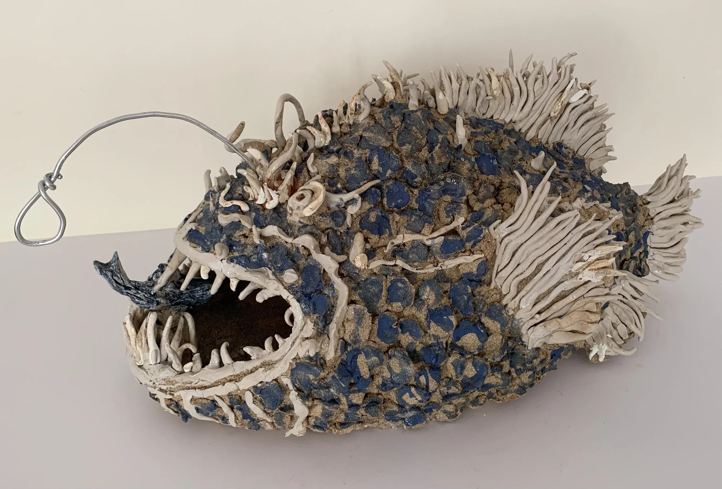 Monster of  the Deep, stoneware clay, oxides and glazes, 50cm x 30cm £295