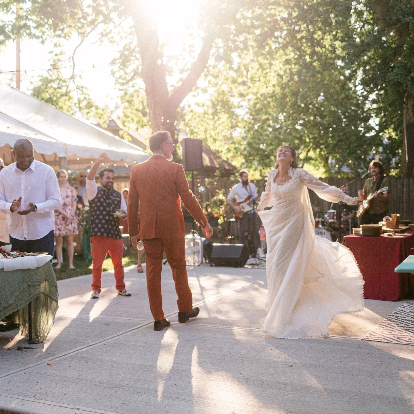 collecting moments like this + always feeling the luckiest to get to see SO MUCH JOY on a weekly basis (p.s. Christina is wearing her MOTHER'S wedding dress!!)
