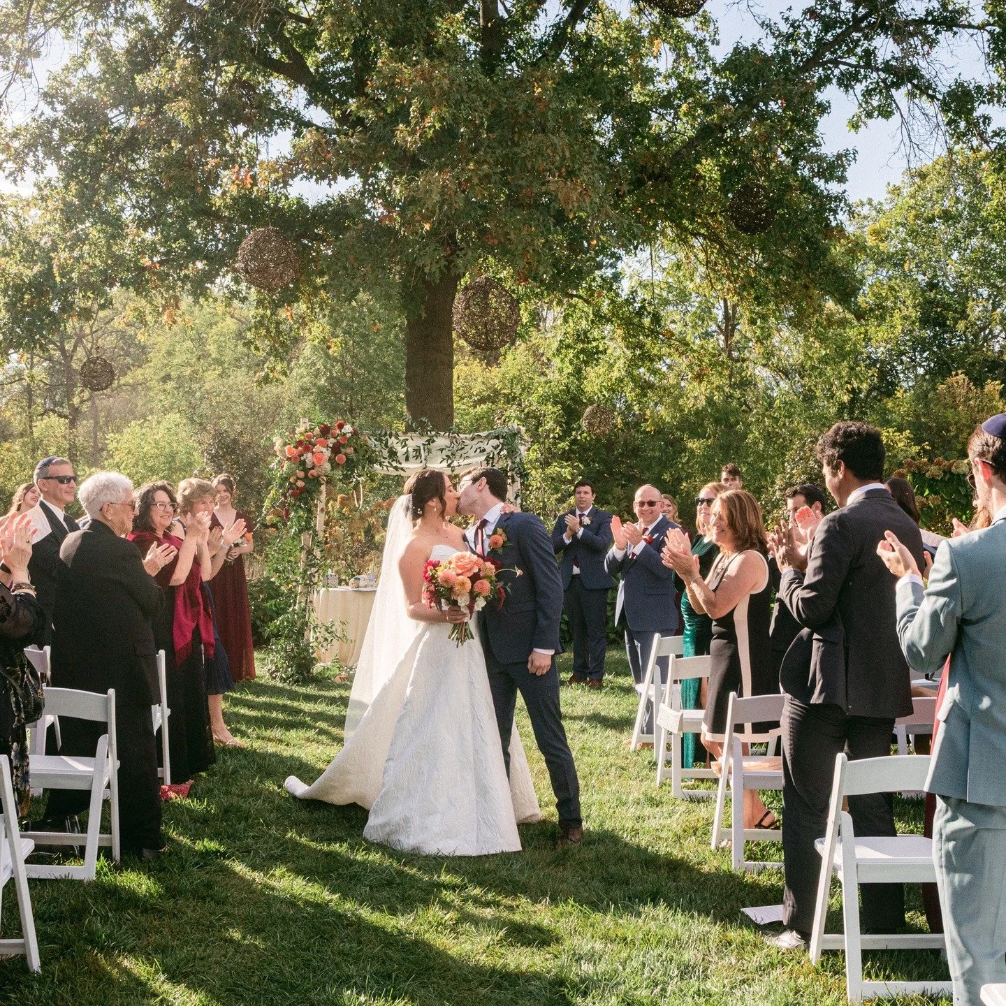 dahlia season meets a perfect fall wedding day! Congrats to Maddie + Isaac!