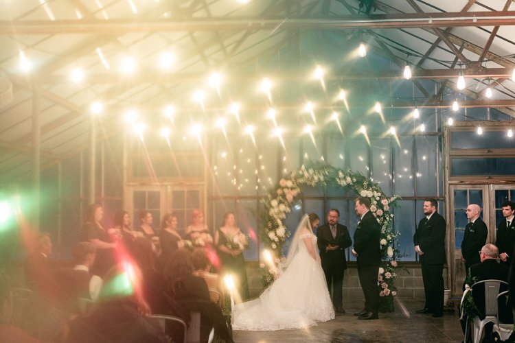 Seems like we're melting out of our record winter snow so far this year, so now seems relevant to share a snowy wedding before we've all moved on to spring. What's better than a winter storm in the greenhouse at @jorgensenfarms ? well, all the weddin