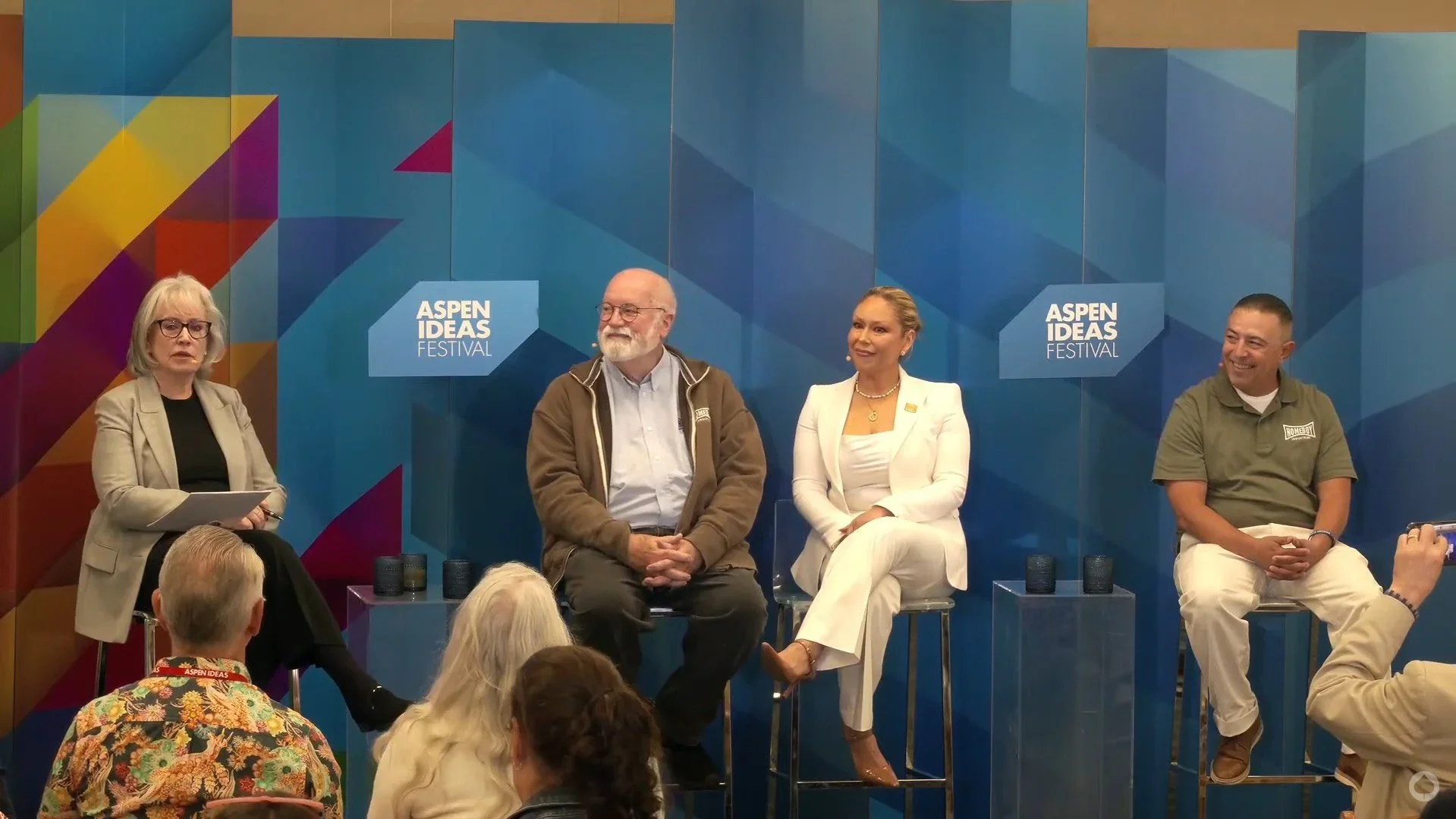 On Stage at Aspen, Bloomberg, Politico, Harvard…