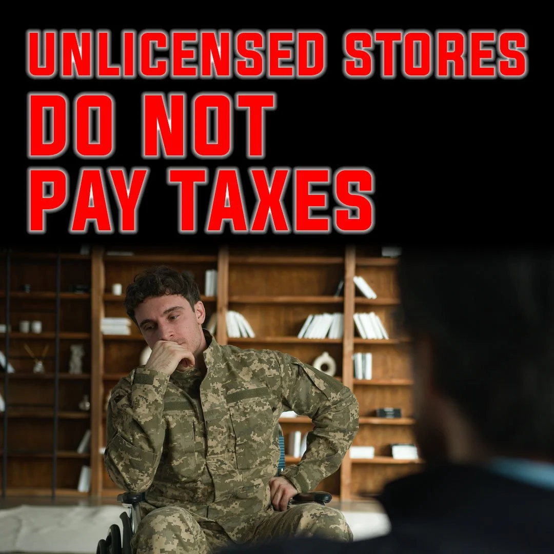 Unlicensed weed stores do not pay state or federal taxes.