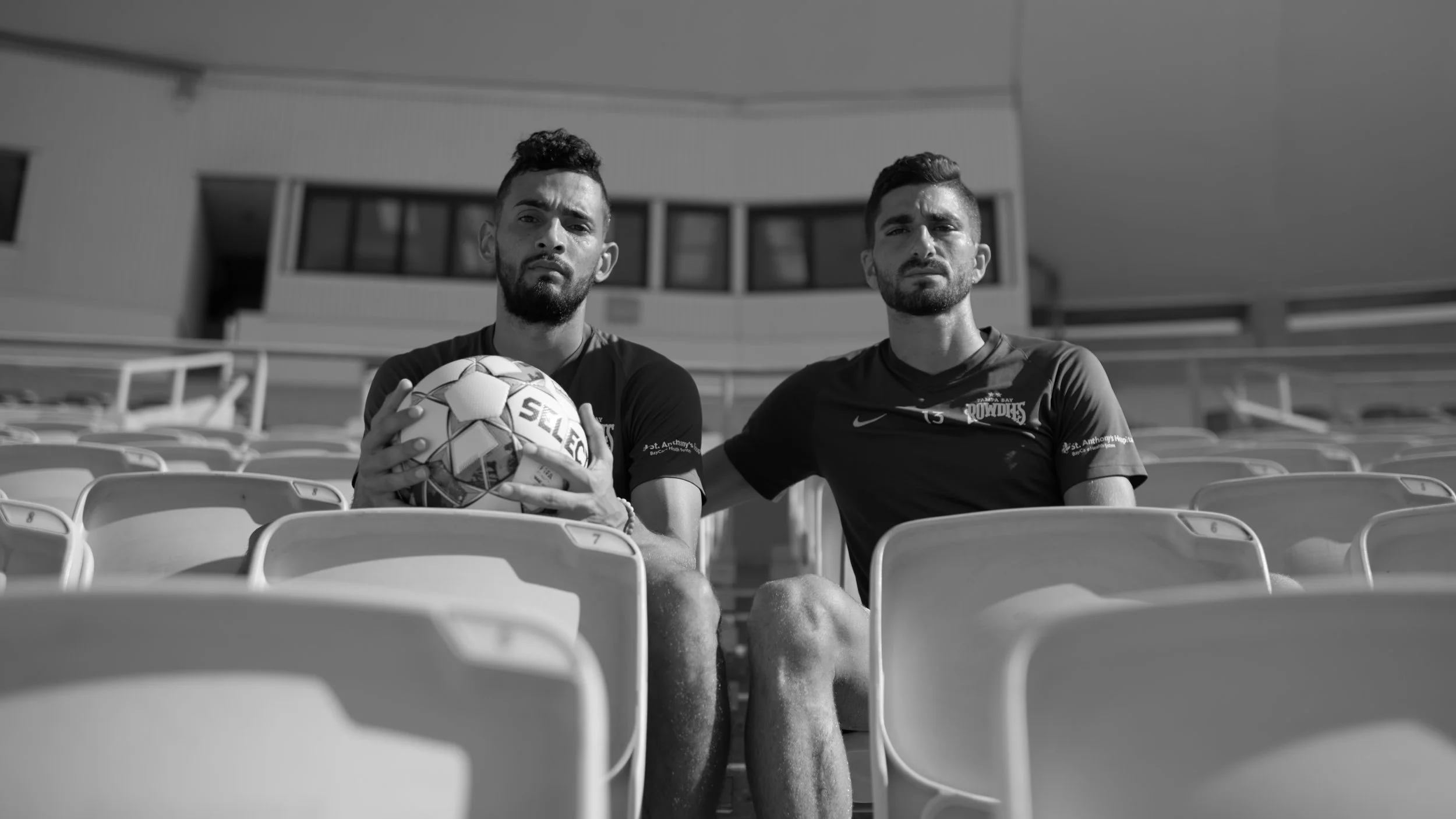 Leo Fernandes & Sebastian Guenzatti, Tampa Bay Rowdies — Al Lang Stadium, 2021.