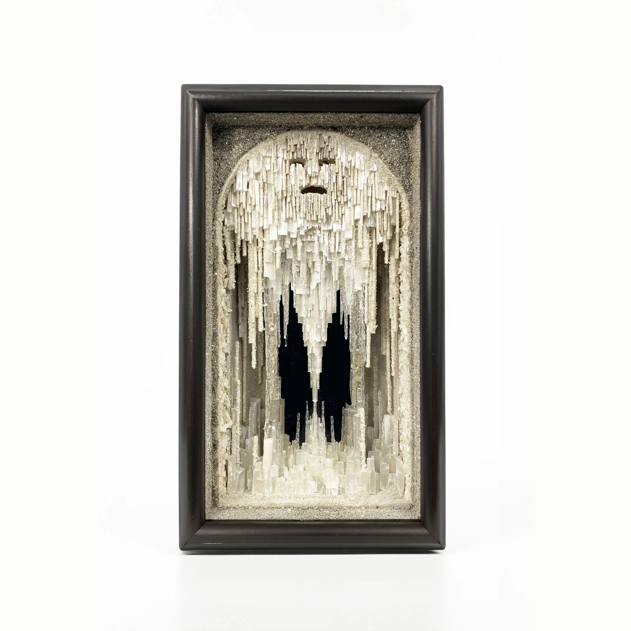 Frostbox - glass, minerals, plaster - 2024