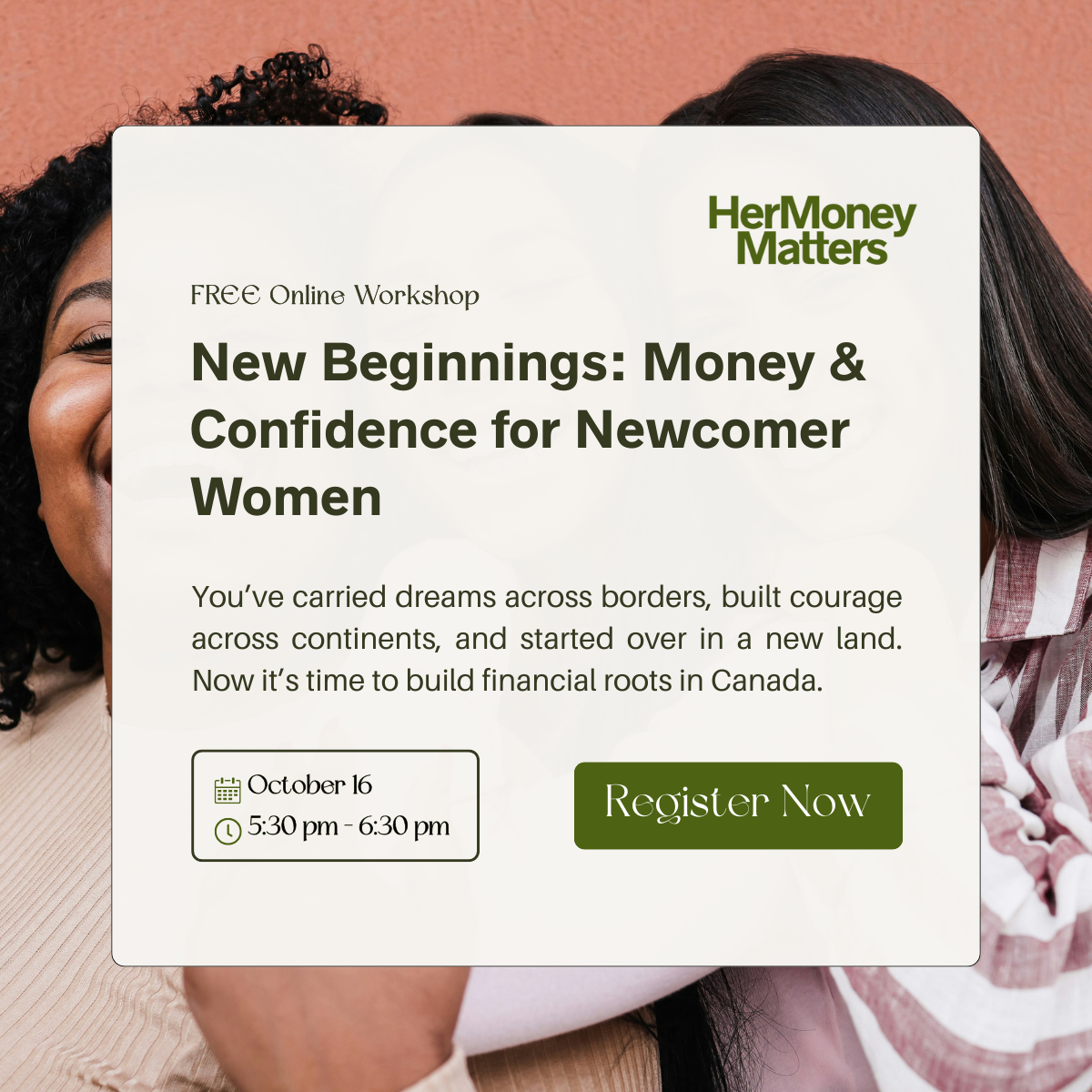 New Beginnings: Money & Confidence for Newcomer Women