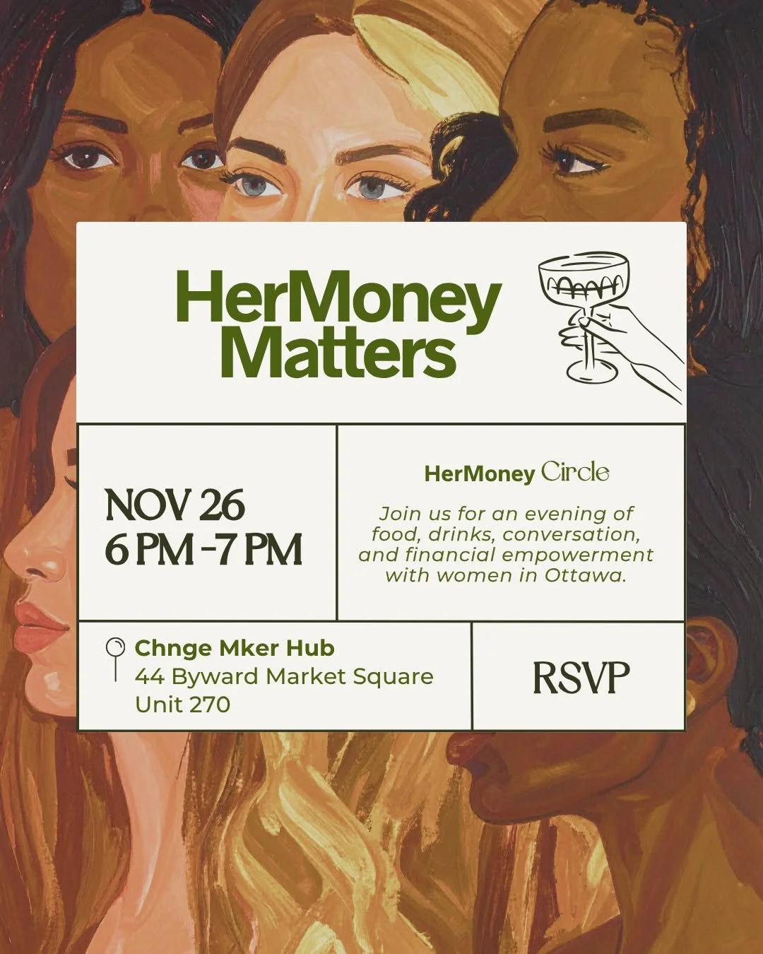 &ldquo;If money could talk, what would it thank you for?&rdquo; 

Join us at HerMoney Matters' Circle for an evening of reflection, laughter, and real conversations about money, mindset, and growth.

Let&rsquo;s build confidence, connection, and comm
