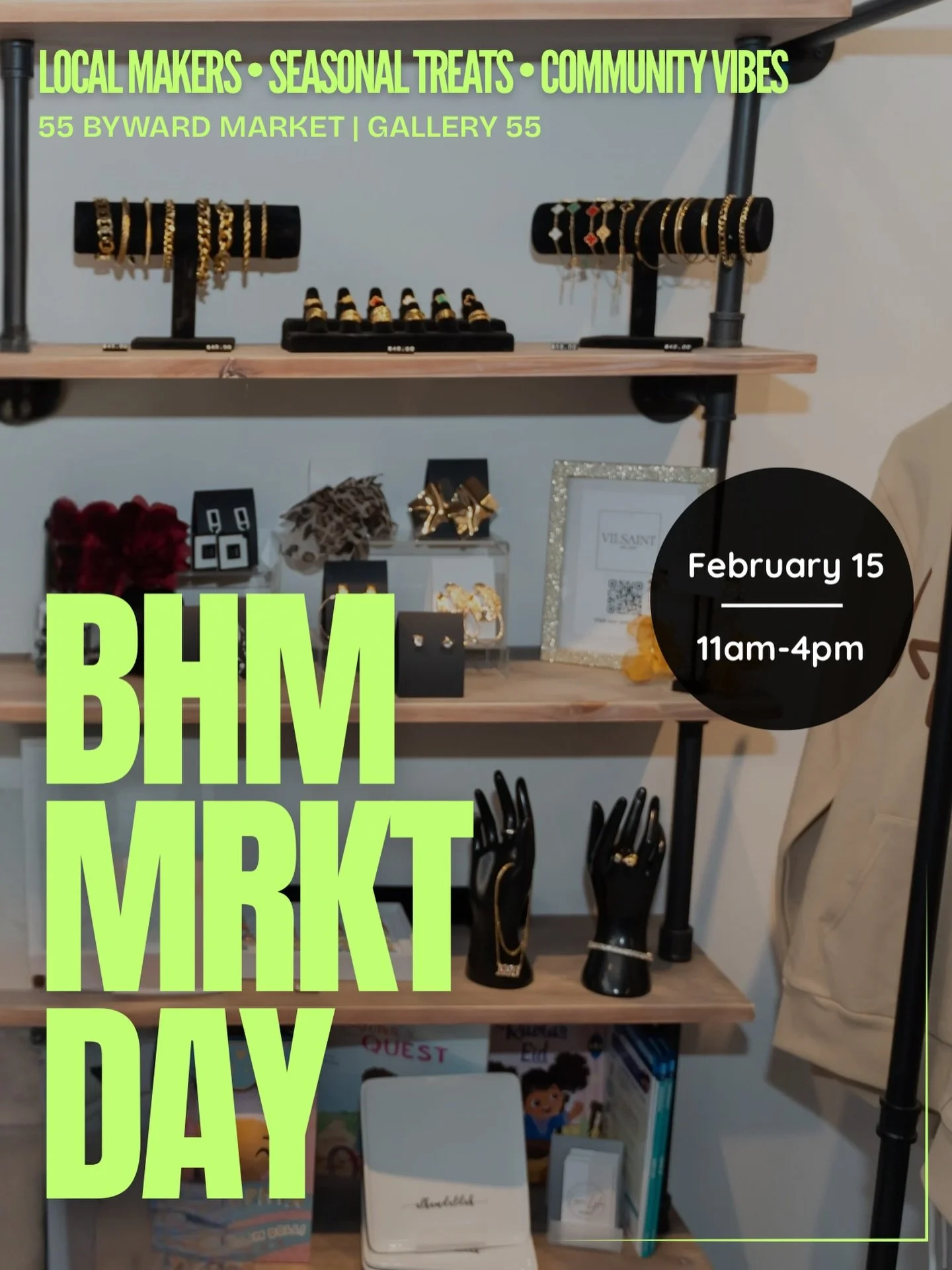We&rsquo;re so excited to be part of the @chngemkerhub&rsquo;s Market Day on Sunday, February 15 from 11 AM &ndash; 4 PM.

Join us at Gallery 55 for a vibrant vendor showcase celebrating Black entrepreneurs, creators, and makers from across the city.