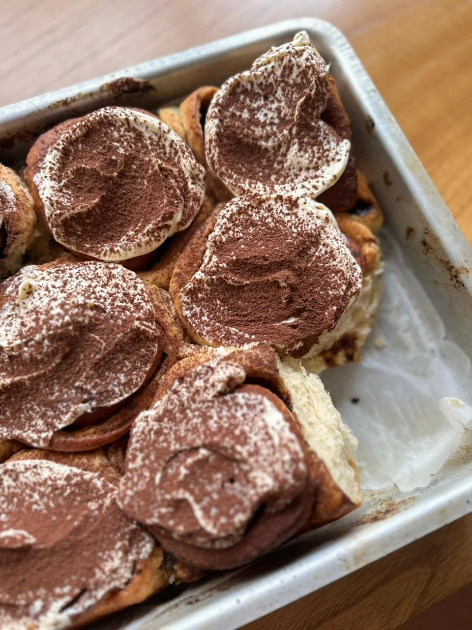 Tiramisu Cinnamon Roll