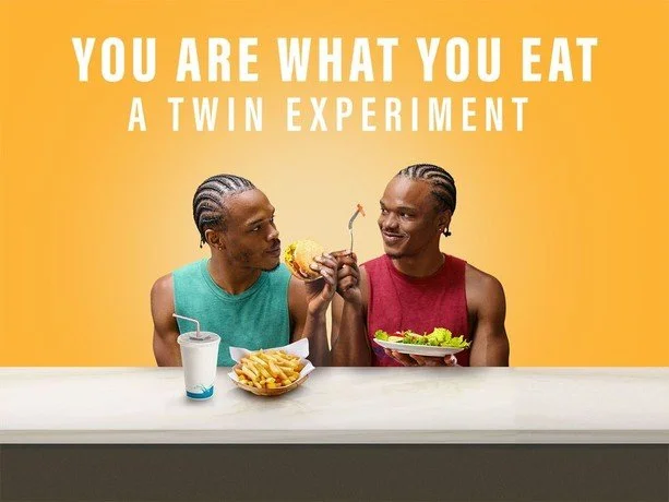 You are what you eat- A Twin Experiment graphic