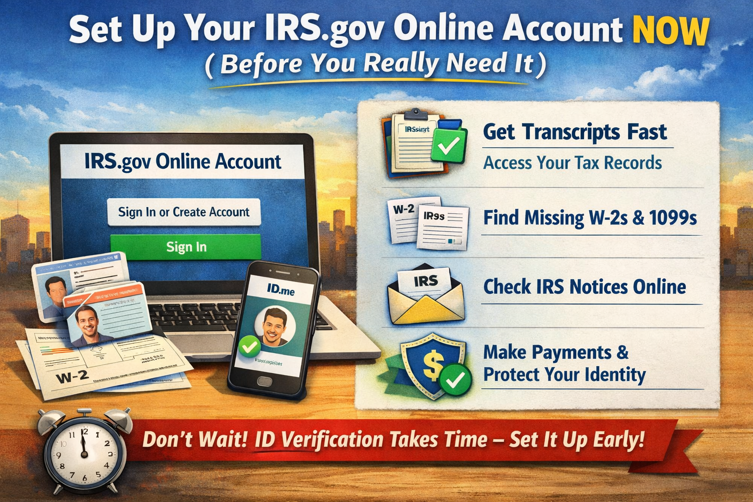 Set Up Your IRS.gov Online Account Now (Before You Really Need It)