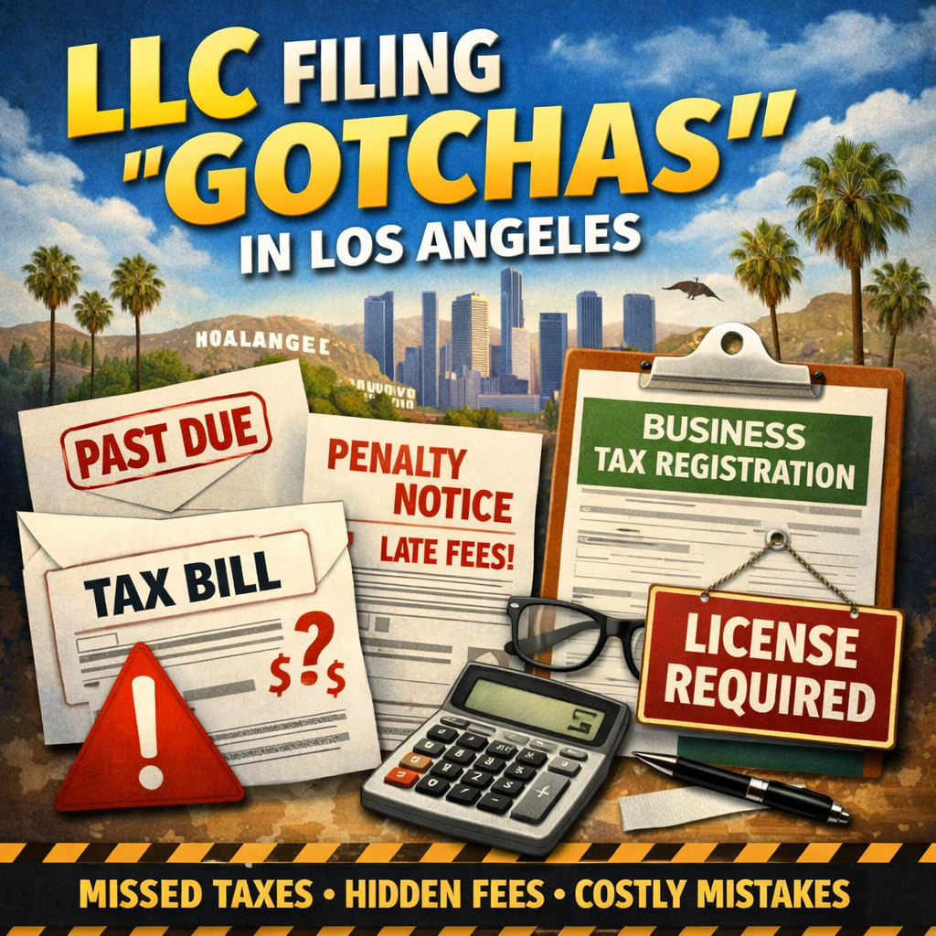 What Online LLC Services Often Miss: Tax and Accounting “Gotchas” That Can Cost You (Especially in Los Angeles)