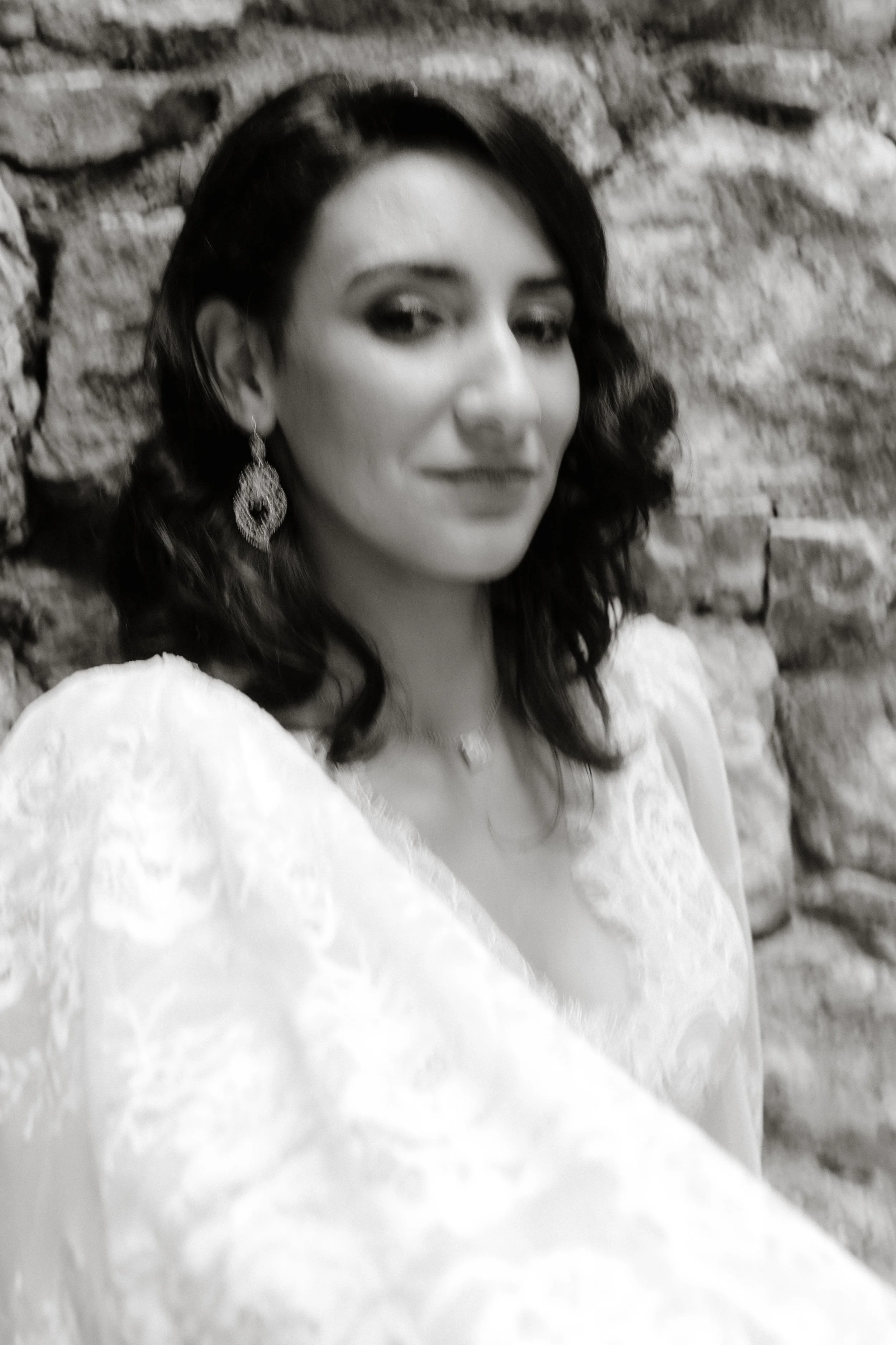 Editorial wedding portrait captured by a Portugal destination wedding photographer