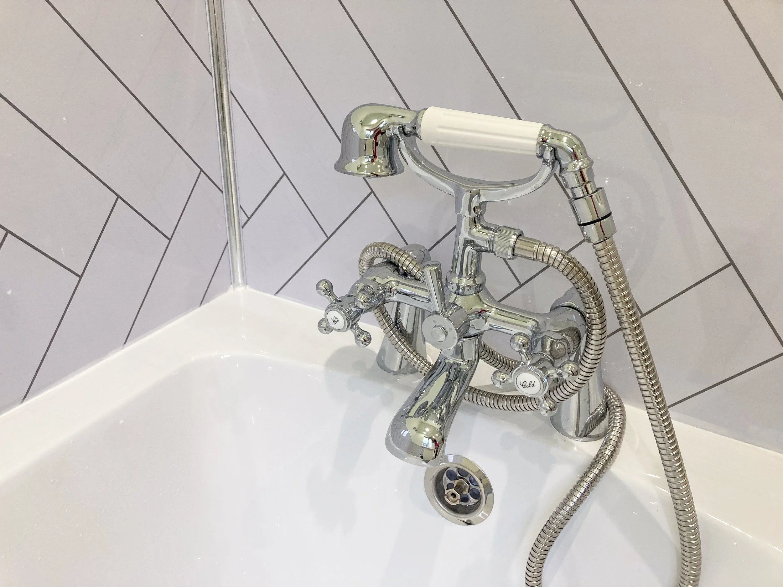 Bathroom with Shower and separate Bath