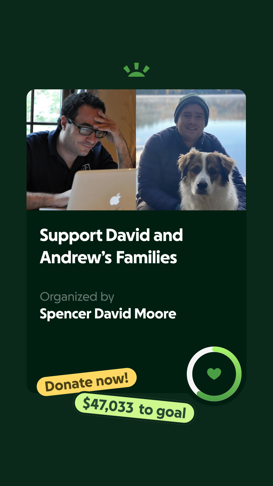 Support the Families of David Kornreich and Andrew Harrell