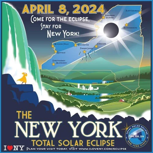 Experience the Solar Eclipse of 2024 in the Finger Lakes!