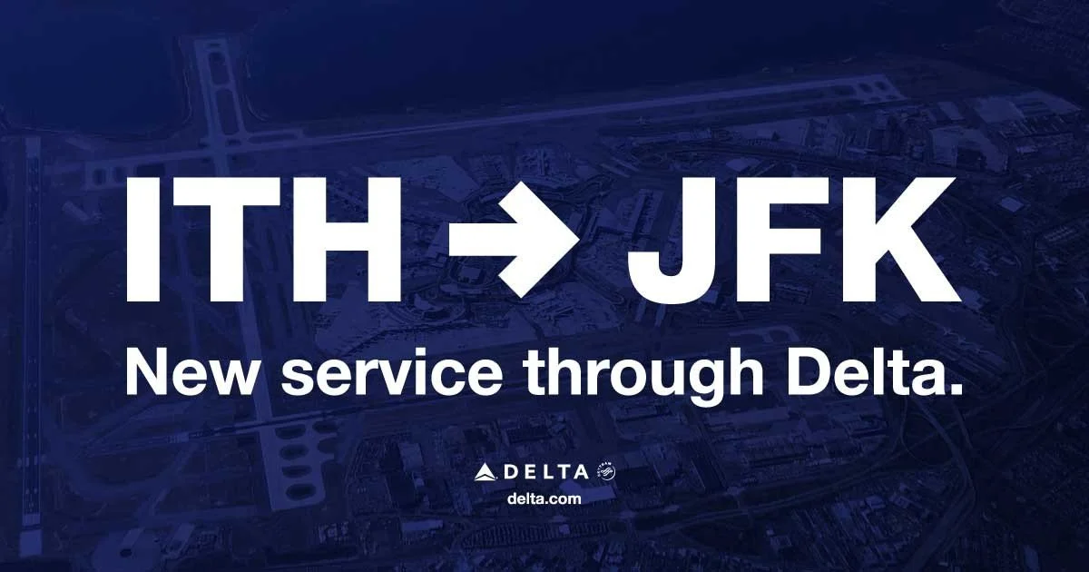 Ithaca Tompkins International Airport Now Offering Air Service to John F. Kennedy International Airport