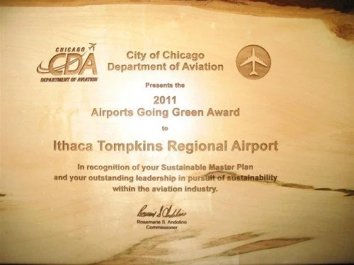 Airport Sustainable Master Plan Receives National “Airports Going Green” Award