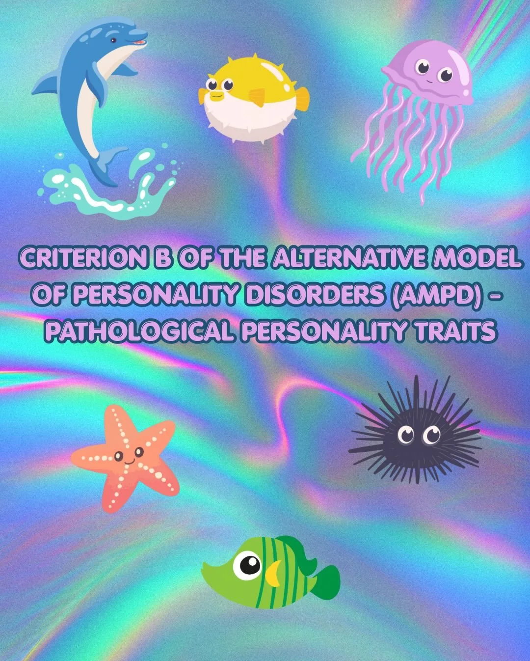 FILE_003: Criterion B &amp; Pathological Traits 📂🌊

While Criterion A measures the severity of personality dysfunction, Criterion B focuses on the quality&mdash;the specific traits that define how that dysfunction shows up in real life.

The AMPD i