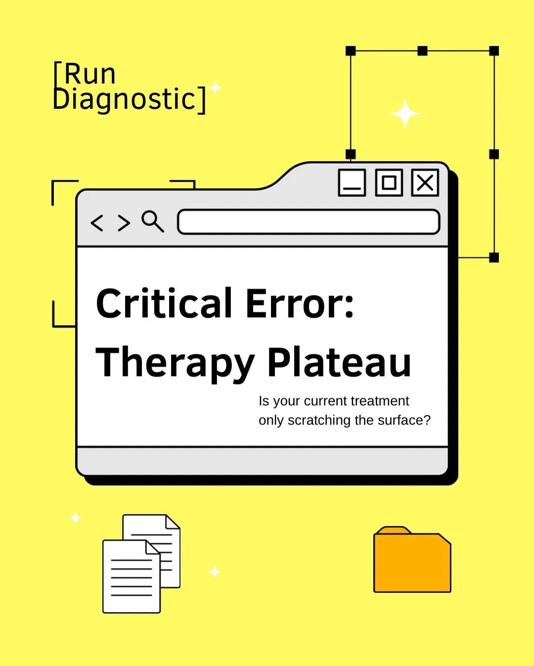 Is your progress running the same loop? 💾

High-achieving individuals often hit a wall in therapy when the treatment plan is solving for surface-level symptoms rather than the underlying &ldquo;source code.&rdquo;

I move beyond standard labels. Uti