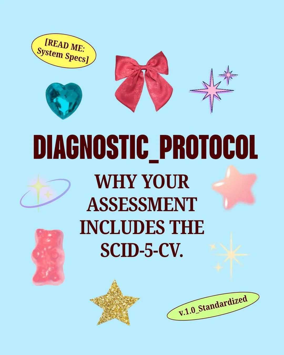 Diagnostic Update: Science-Backed Clarity. 💻💖

Ever wonder what actually happens during a professional diagnostic assessment? 🔍

While The Psyche Desktop is where I share the science, my private practice is where we apply it to your unique story. 