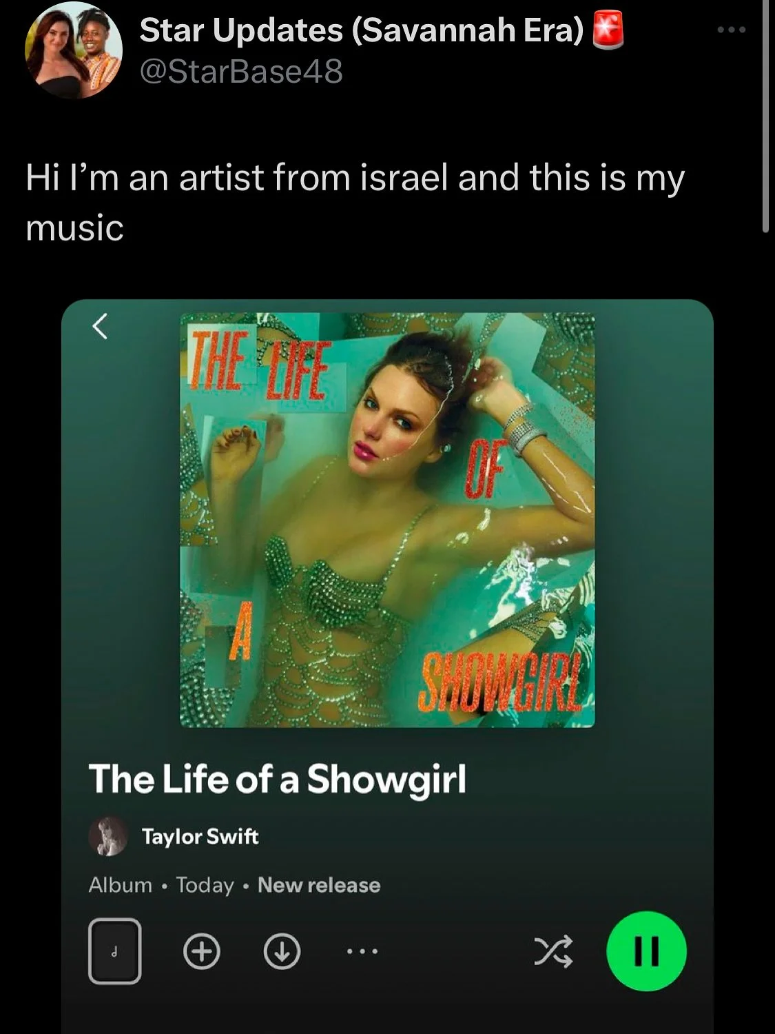 taylor swift being the biggest music act is really proof that we live in a cultureless void she is the lowest common denominator and is only popular because the most run of the mill women across the nation see themselves in her, completely unspectacu