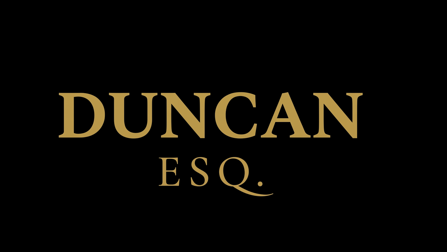 DUNCAN, ESQ.