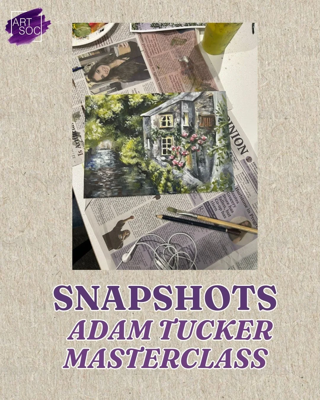 Here are our snapshots from the Adam Tucker Masterclass on Tuesday! Thank you all for coming, we really enjoyed it💜