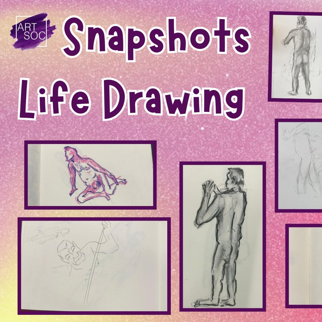 Thanks for everyone for coming to our life drawing in week one! 

Make sure to come again soon!

Every Thursdays in social sciences - check our story for updates and our linktree for tickets!