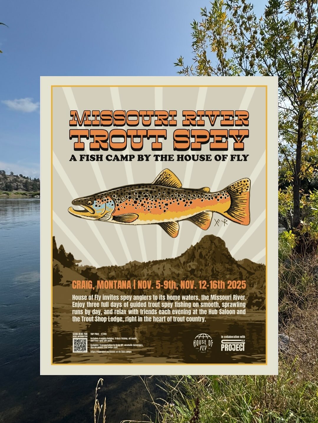 Fall is on the trees! We get excited this time of year for many different things including trout spey. It scratches the itch to be swinging for steelhead, and with many more hookups! Check the link in our bio for what the MO has to offer for swinging