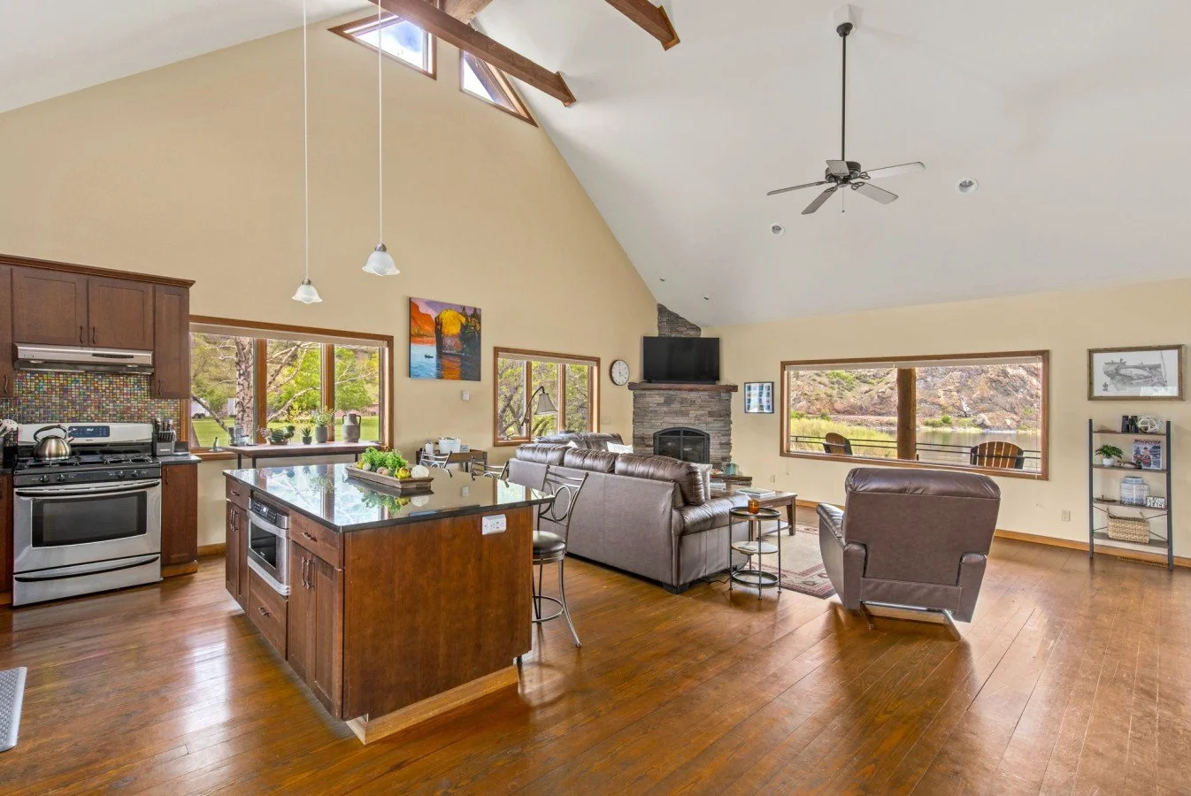 kitchen and living room at borwns and bos.jfif
