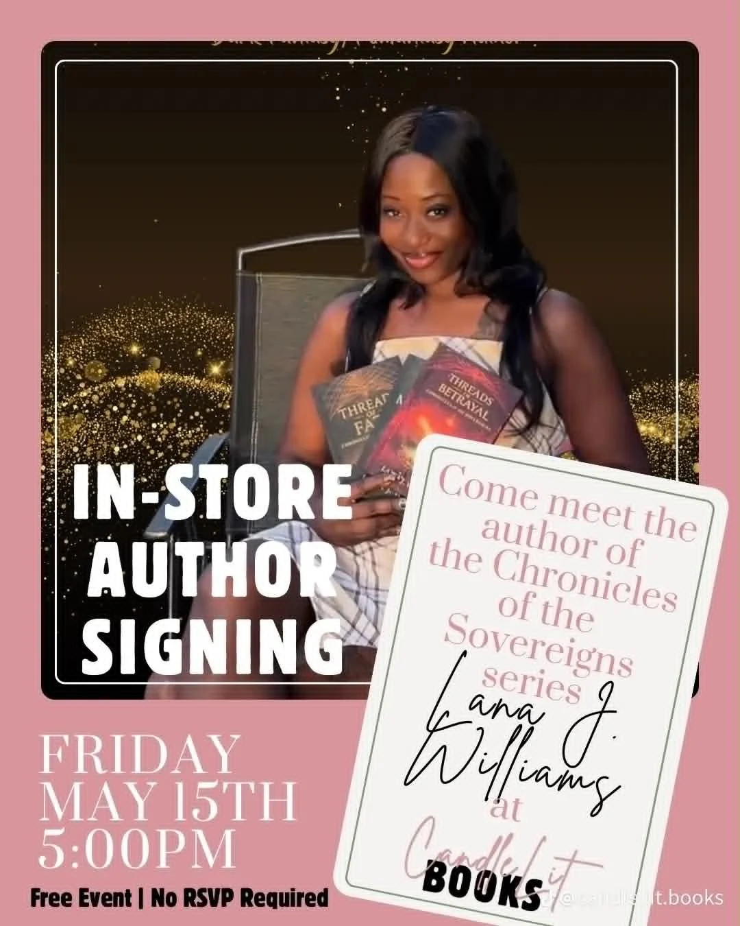 In-Store Author Signing at CandleLit Romance Bookstore