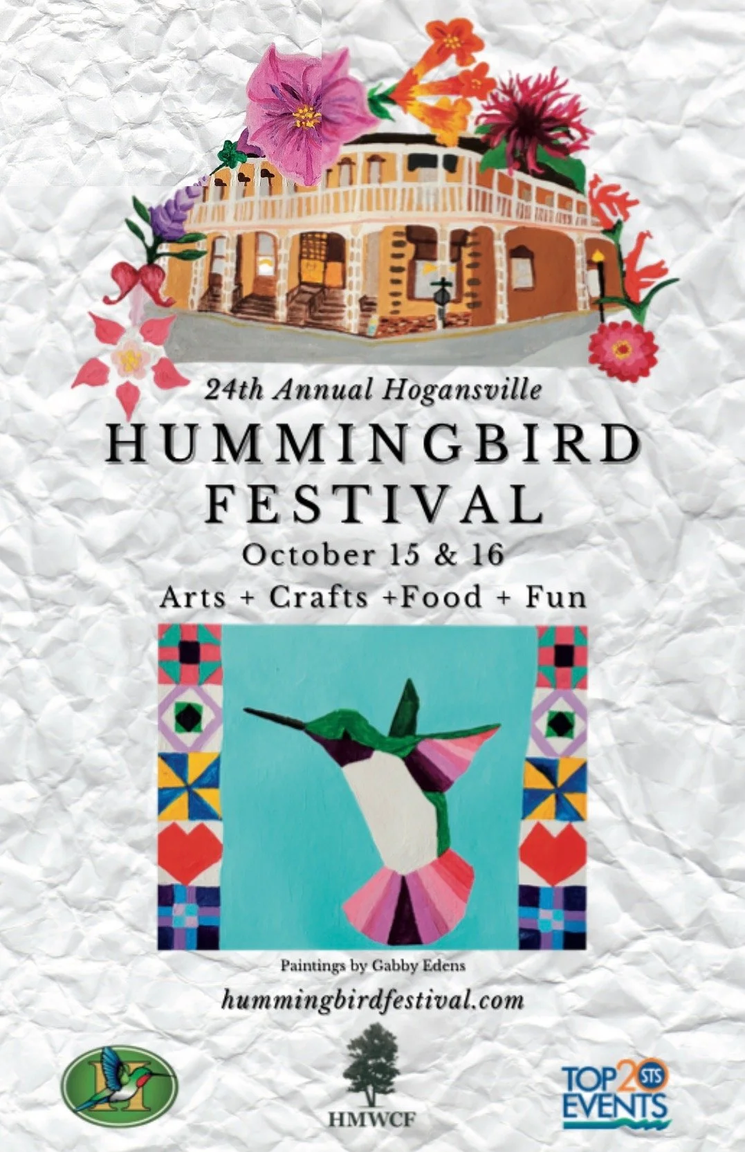 2022 painting by Gabby Edens. Poster design by Jessica Scott.