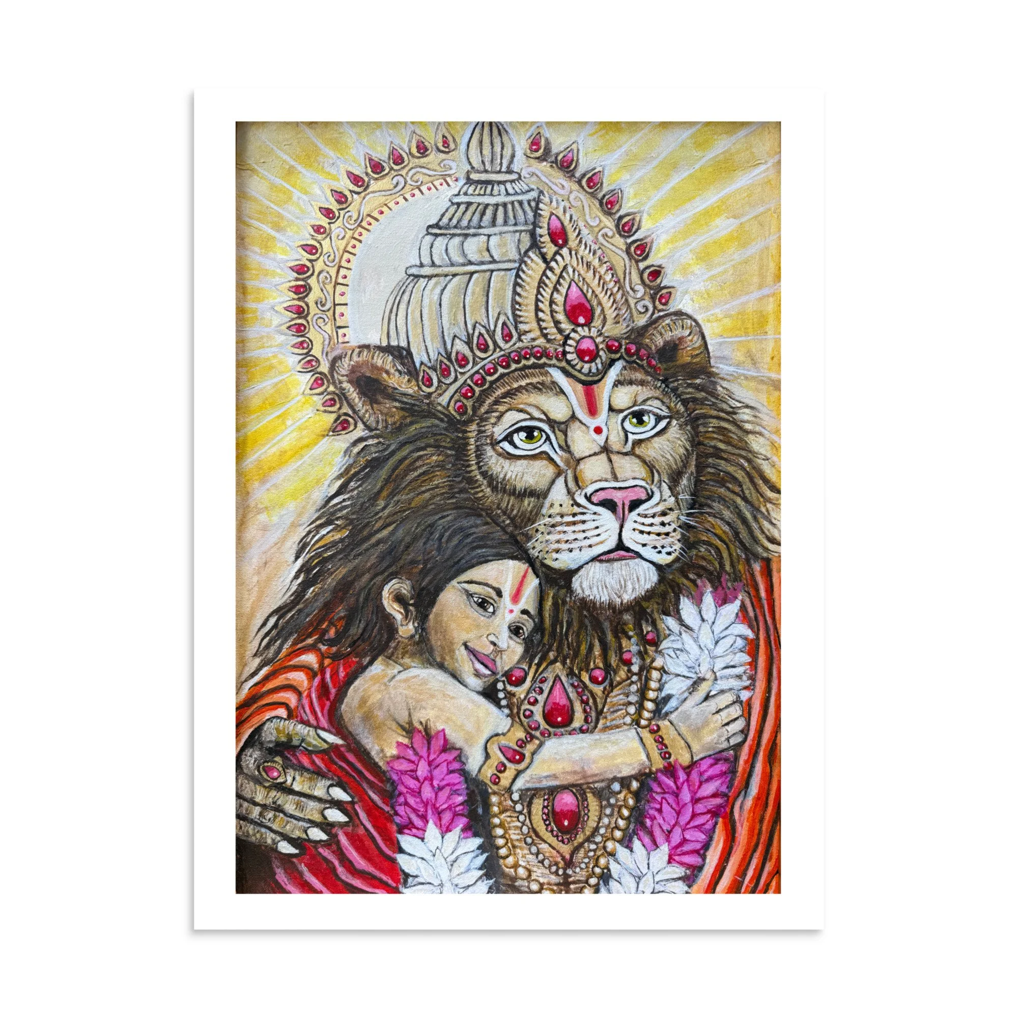 Narasimha Altar Card