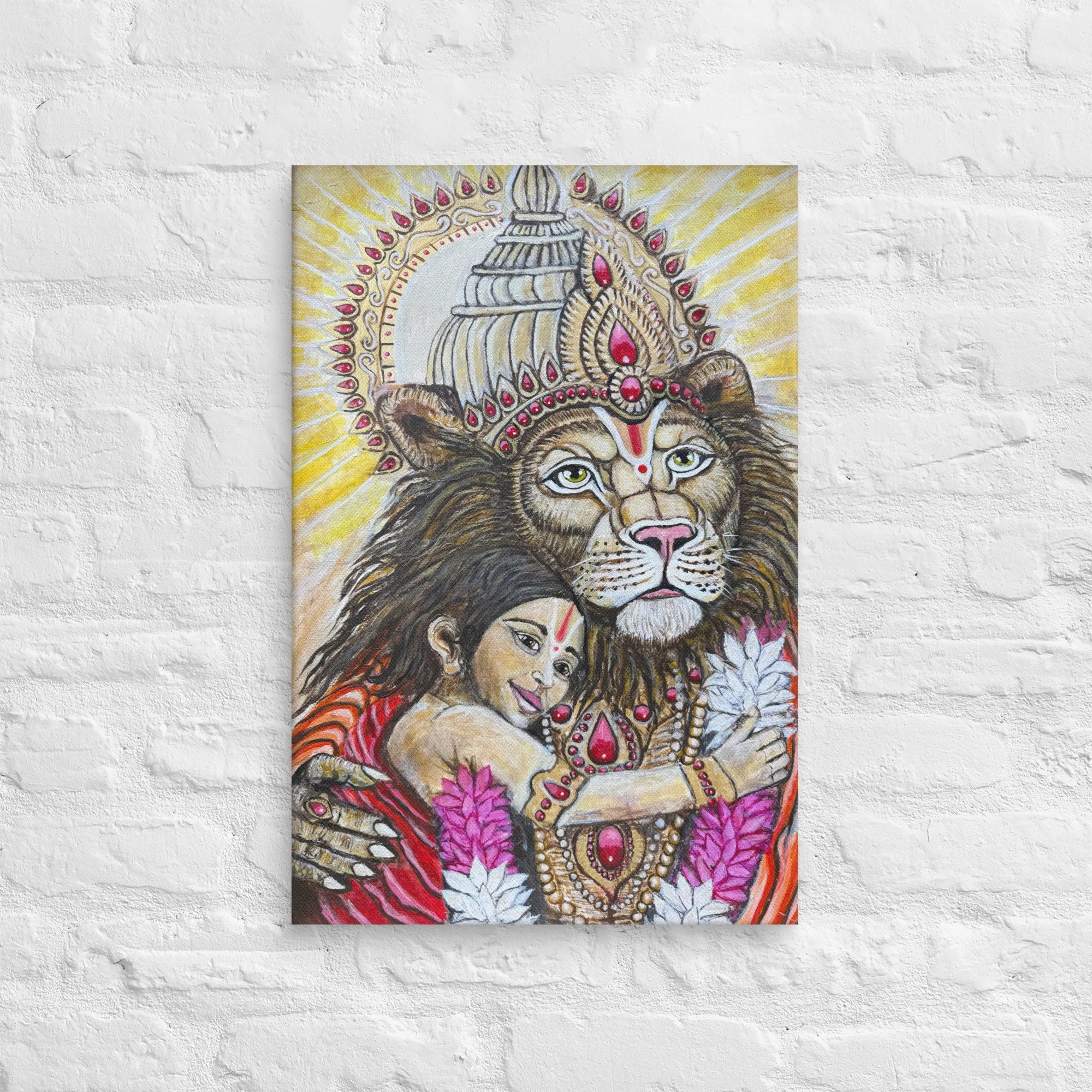 Narasimha Canvas Print