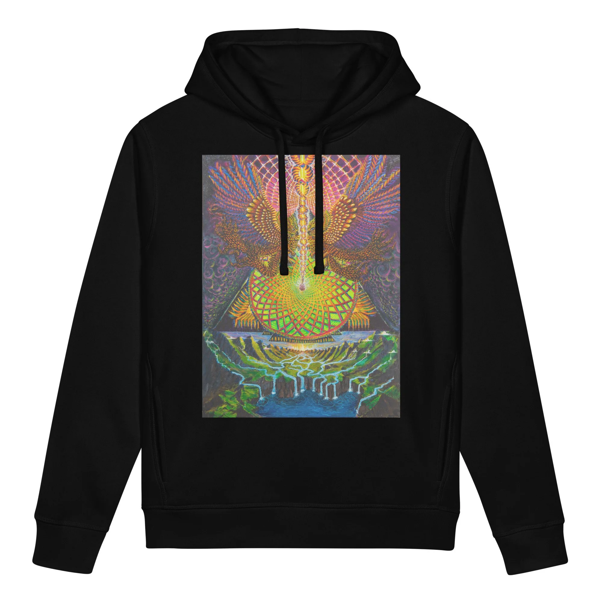 Phoenix Rising Organic Side Pocket Hoodie