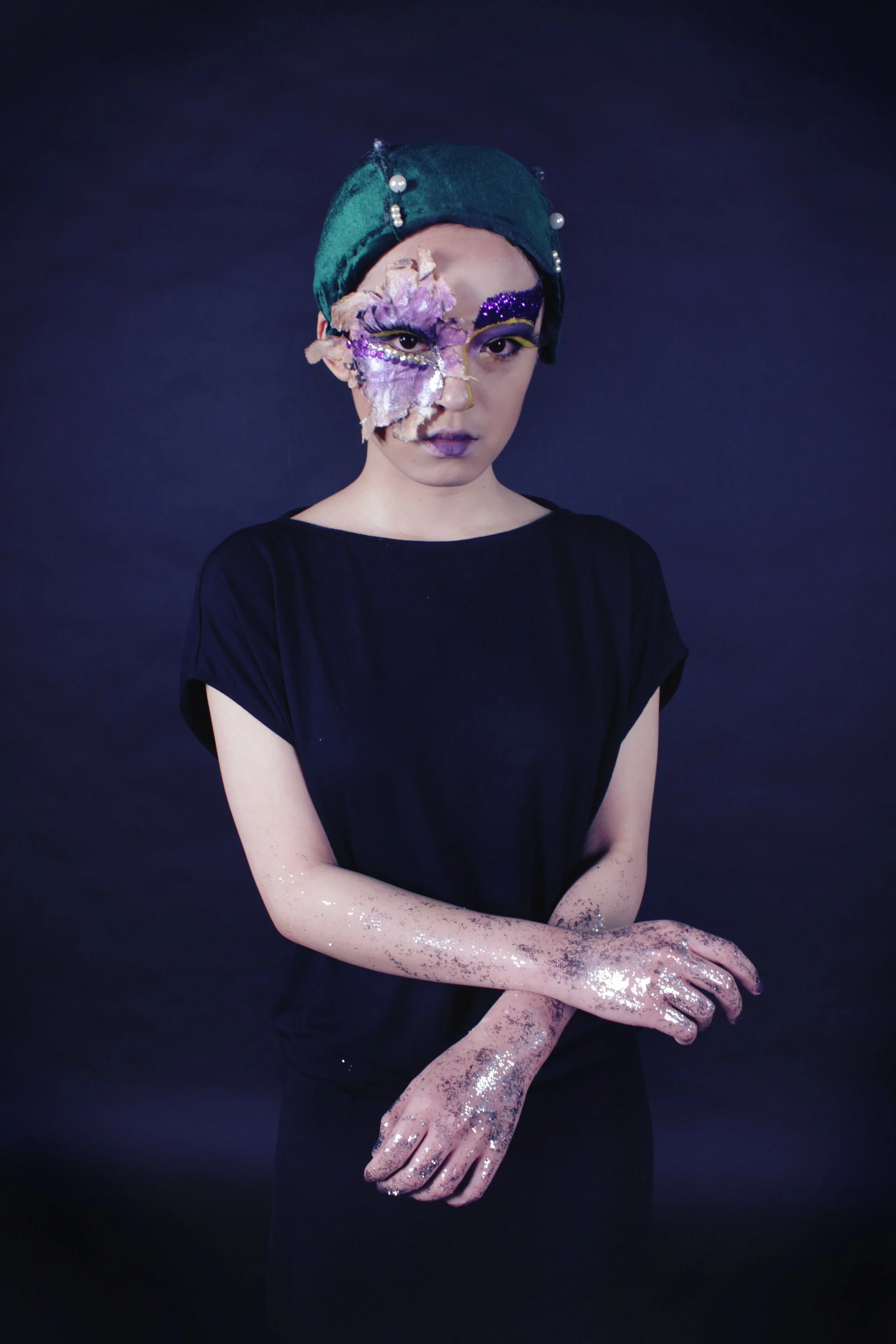 lcf-2013-avant-garde-experimental-makeup-glitter-arms-botanical-prosthetic-studio-editorial-photography.jpg.jpg