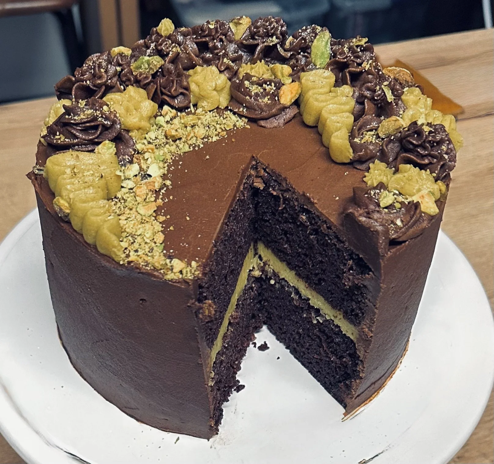 Dubai Chocolate Cake