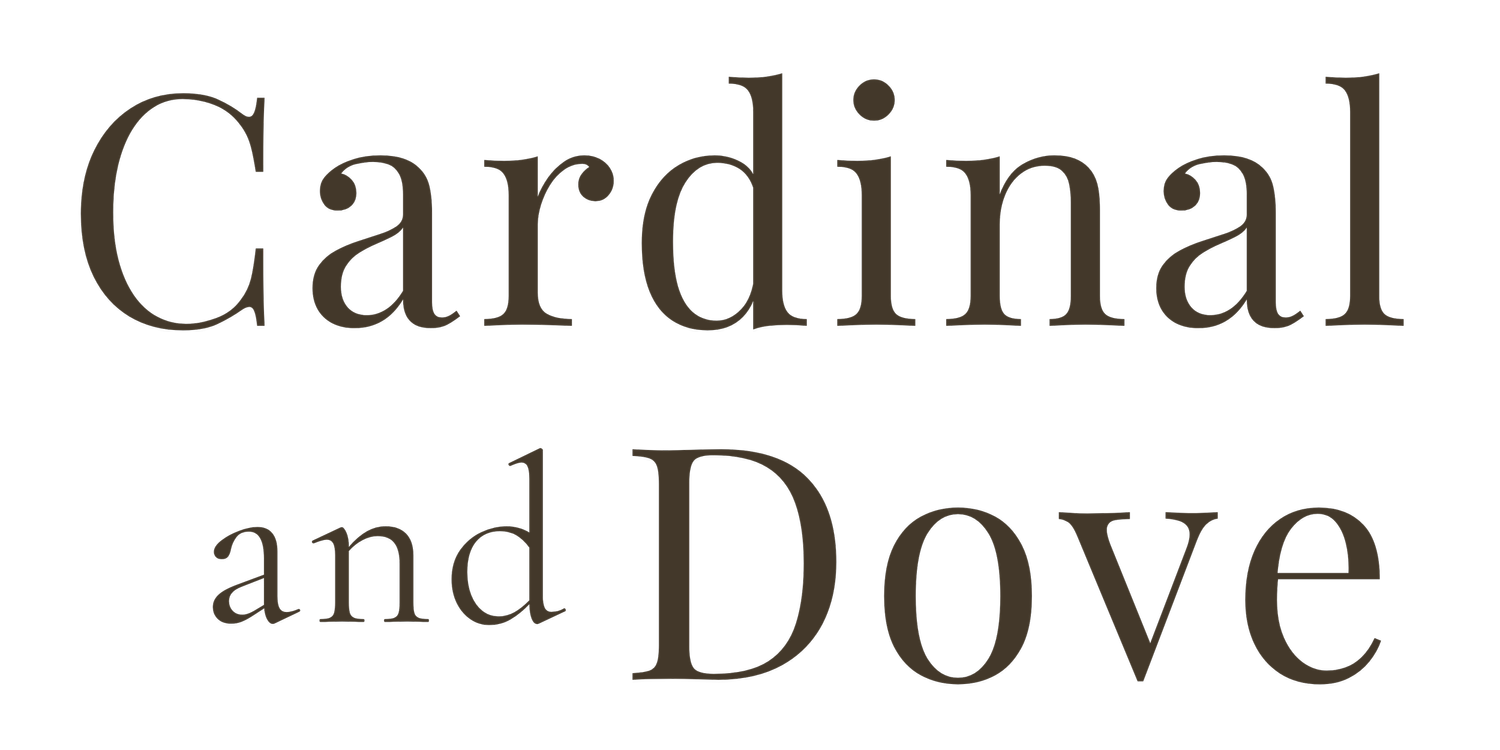 Cardinal and Dove