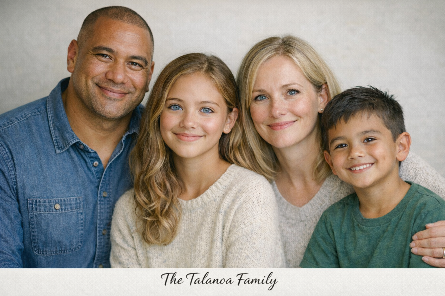 The Talanoa family portrait