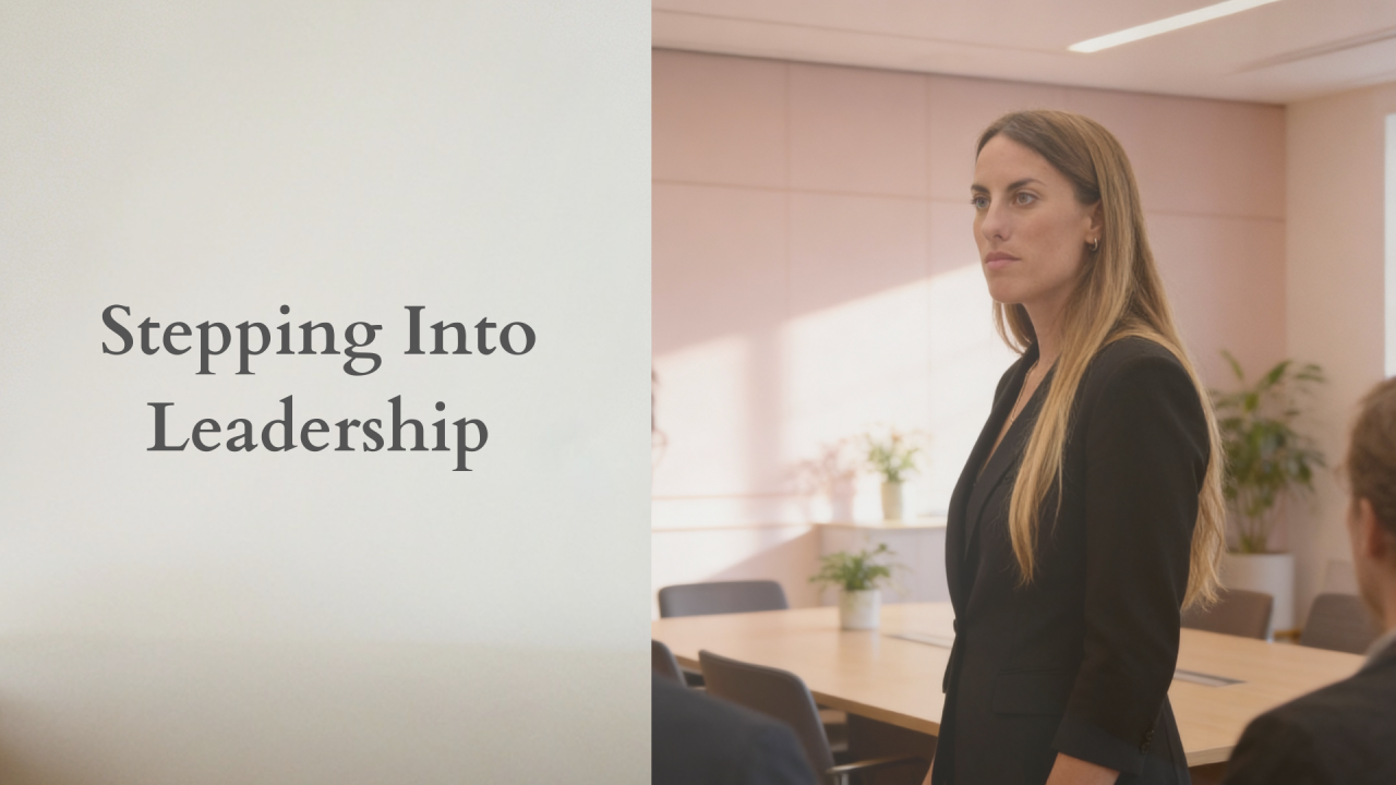 Stepping Into Leadership