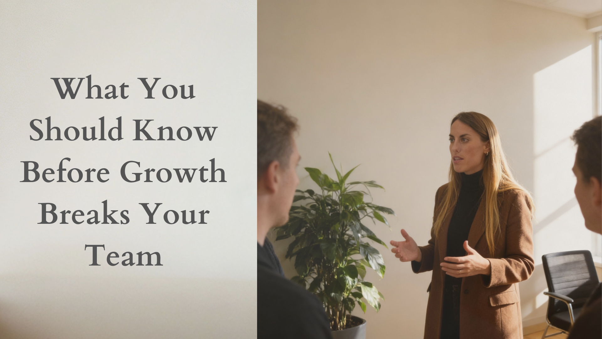 What You Should Know Before Growth Breaks Your Team&nbsp;