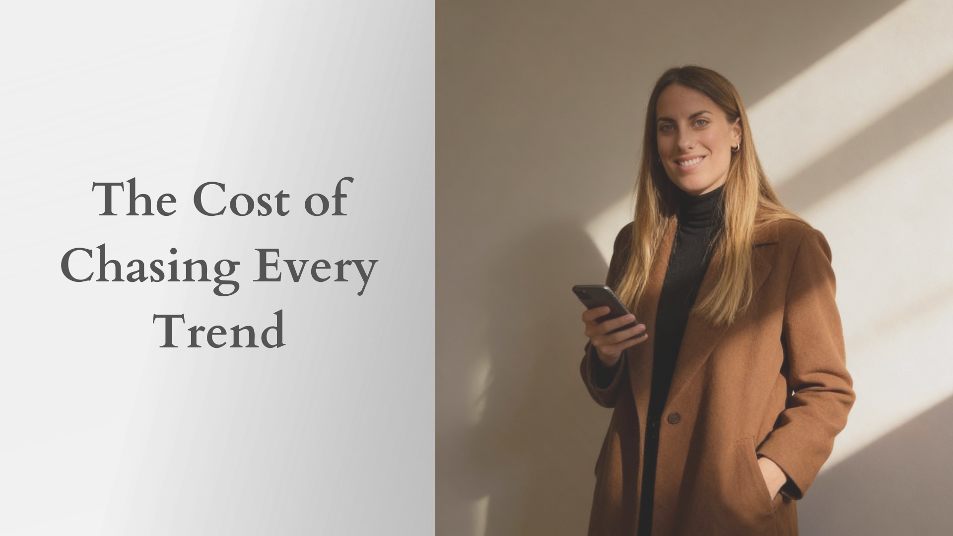 The Cost of Chasing Every Trend