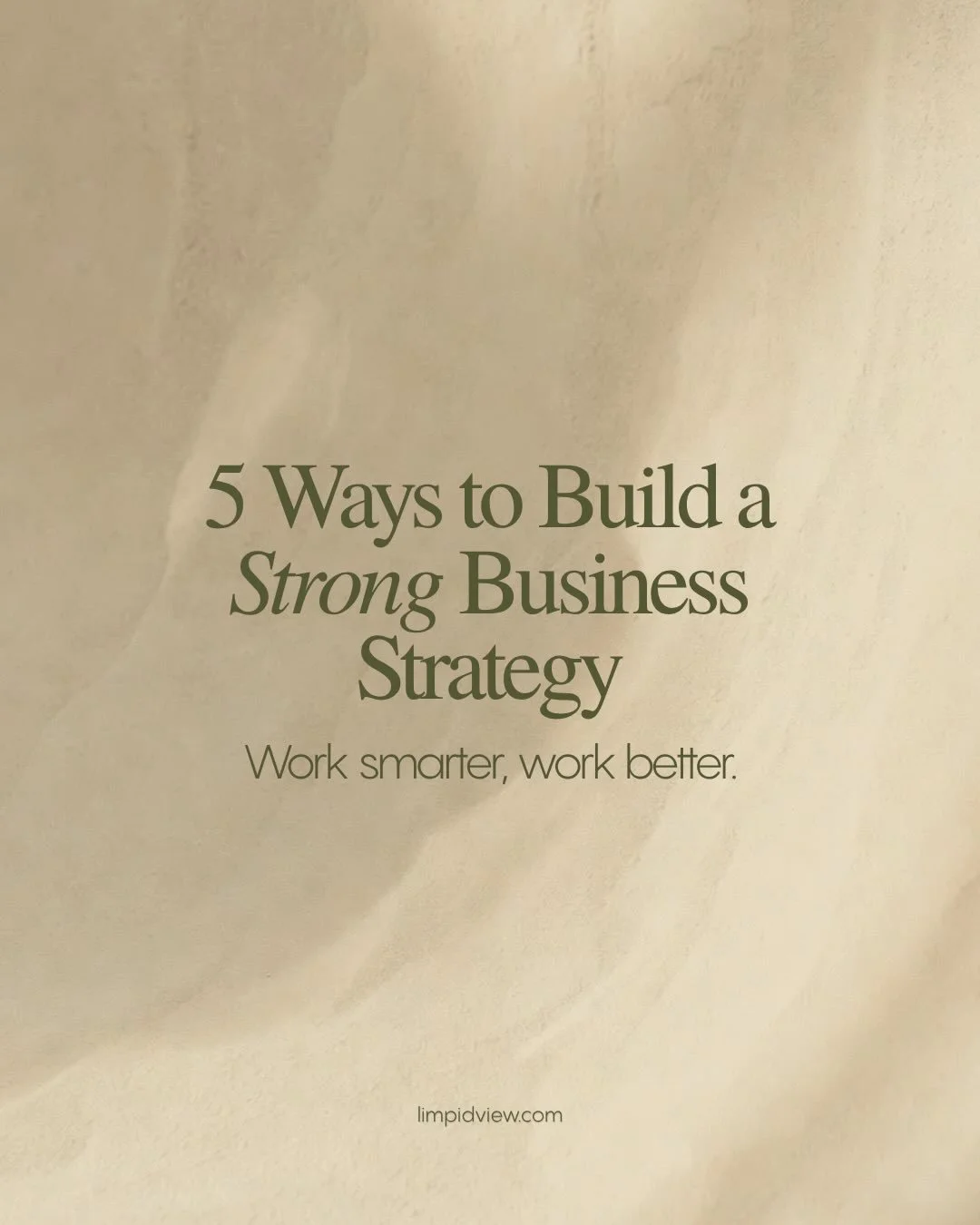 A strong business strategy isn&rsquo;t built on guesswork. Instead, it&rsquo;s built on clarity, strategy, and the right decisions.

Whether you&rsquo;re scaling an established business or building a startup, these five strategic practices can help y