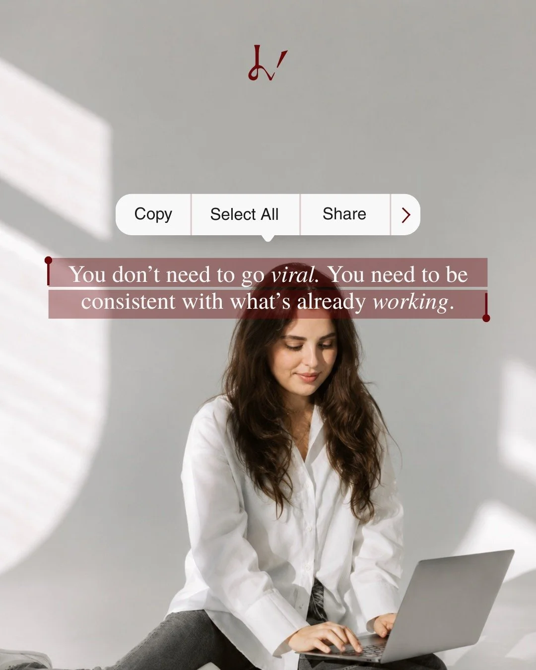 Summer is fading, and the pace is about to pick back up.

Before the busy season sets in, here's a reminder worth holding onto:
You don't need to go viral. You need to stay consistent with what's already working.

The businesses that head into autumn