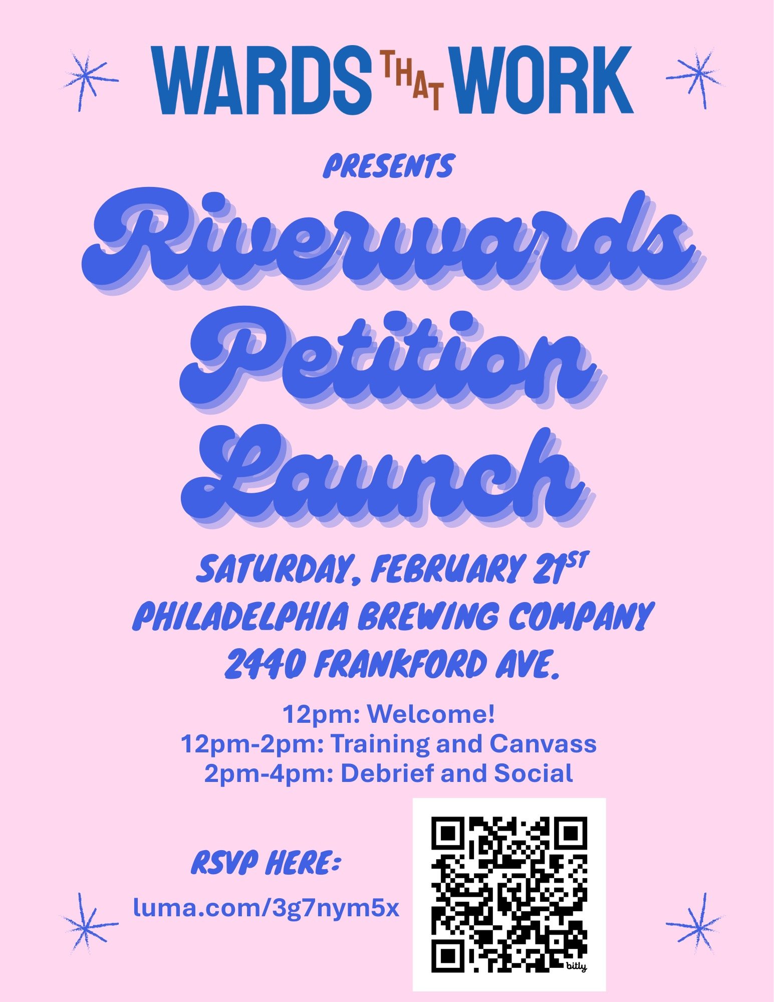 Riverwards Petition Launch