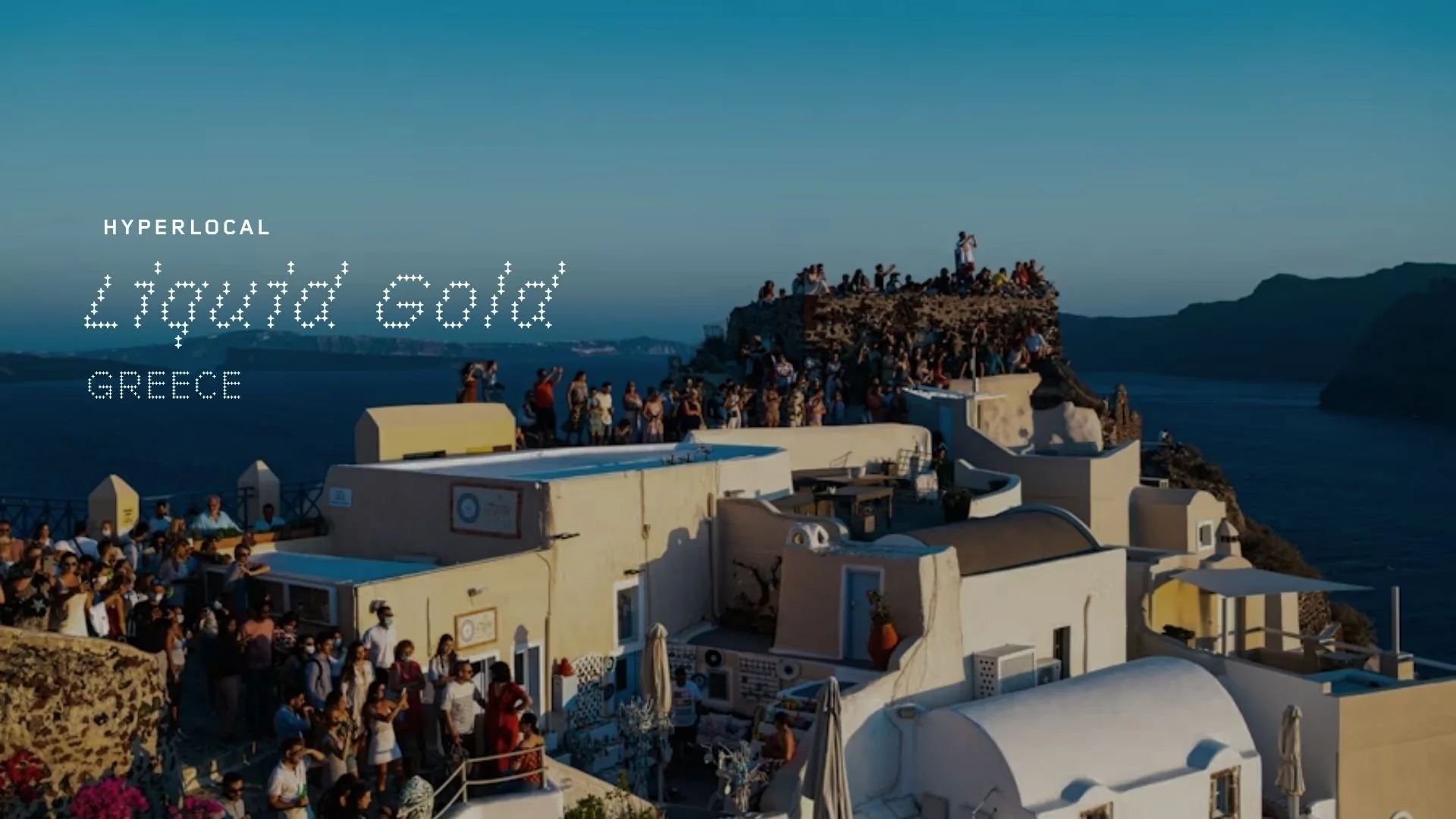 Liquid Gold: The Alchemy of an Oia Sunset