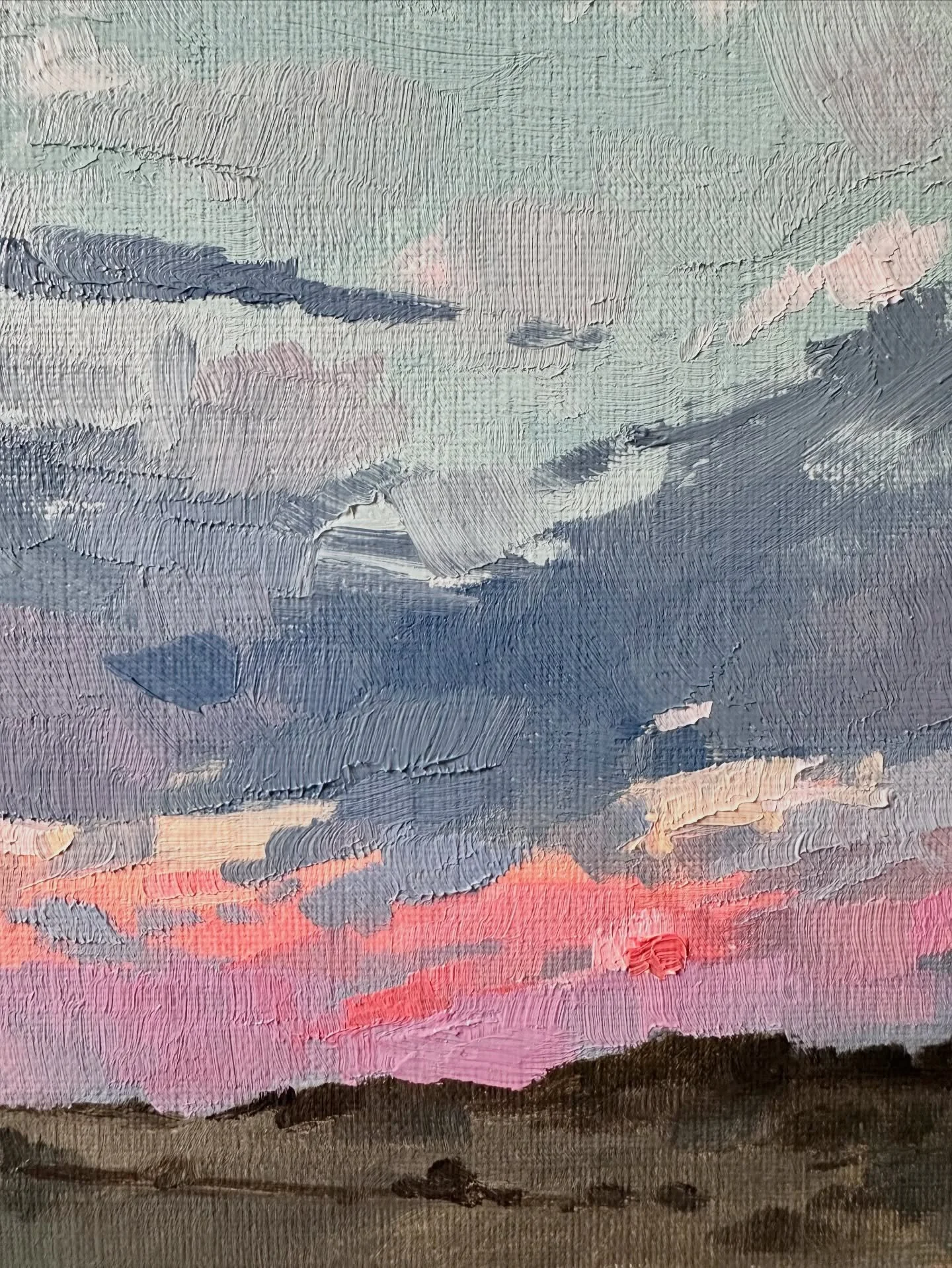 Chasing the quiet moments in nature, when everything feels still for a second. 

The Last Light | 5x7 | oil

What does this place feel like to you?

#oilpainting #landscapeartist #natureinspiredart #contemporaryartwork #fineartpainting