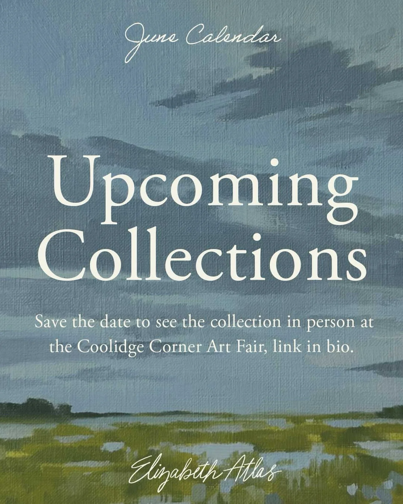 I&rsquo;m excited to share that I&rsquo;ll be exhibiting my work at the Coolidge Corner Arts Festival on June 6, and I would love for you to stop by my booth. I have an entirely new collection of originals available for in-person shopping. 

Pieces t