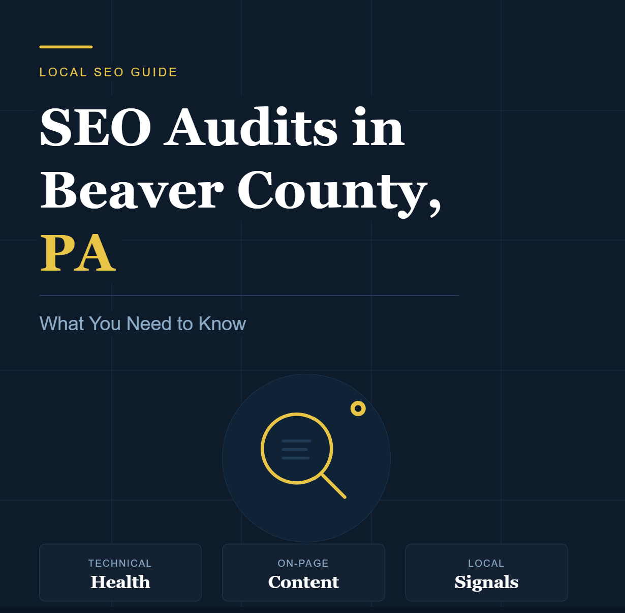 SEO Audits in Beaver County, PA: What You Need to Know